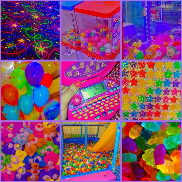 f2u arcade moodboard